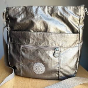 Kipling metallic medium handbag